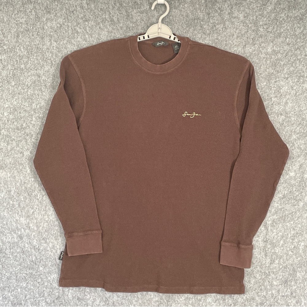 Sean John Mens Thermal Brown Waffle Top Size XXXL